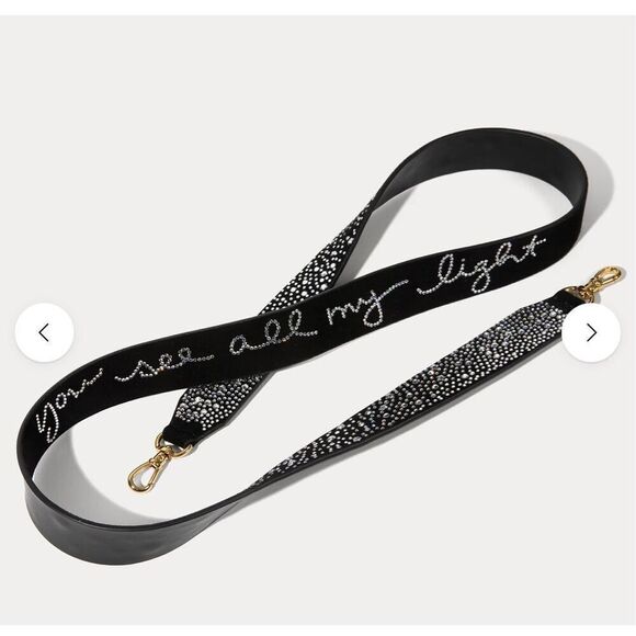 Bandolier Alanis rhinestone lyric crossbody belt/strap - Picture 1 of 8